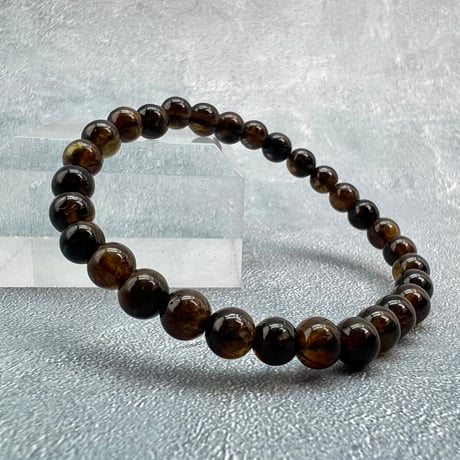 ネパール産🇳🇵ヒマラヤドラバイトトルマリン ブレスレット5.8mm内径15Nepal Himalayan dravite tourmaline Bracelet