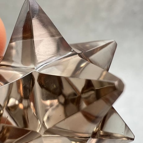 【ガウリシャンカール産】天然ヒマラヤスモーキークォーツ アステロイド④/Gaurishankar HimalayanSmoky Quartz "Asteroid"Super Markaba Star
