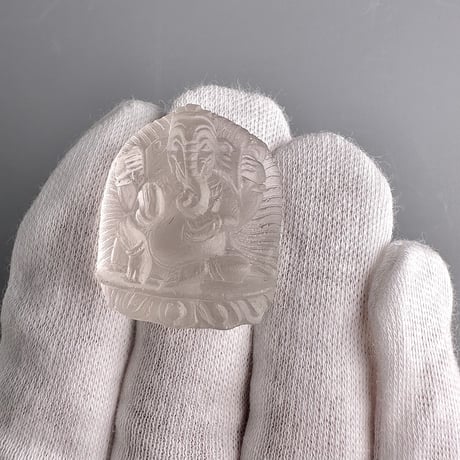 【ガネッシュヒマール産】天然ヒマラヤ水晶 "ガネーシャ様"仏像/Ganesh himal  Himalayan Quartz   "Ganesha"
