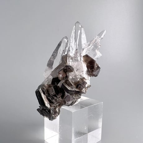 【ガネッシュヒマール産】天然ヒマラヤ水晶 (雲母付き)/Ganesh Himal Himalayan Quartz white Mica Cluster