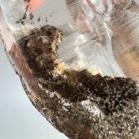 【ガネッシュヒマール産】クローライトイン天然ヒマラヤ水晶/GaneshHimal Chlorite in Himalayan Quartz