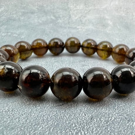 ネパール産🇳🇵ヒマラヤドラバイトトルマリン ブレスレット10.5mm内径15/Nepal Himalayan dravite tourmaline Bracelet