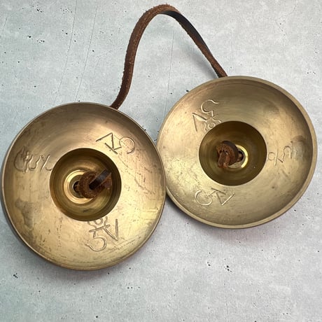 【ティンシャ】アスタマンガル(約6.5cm)/Tingsha "Ashtamangala"