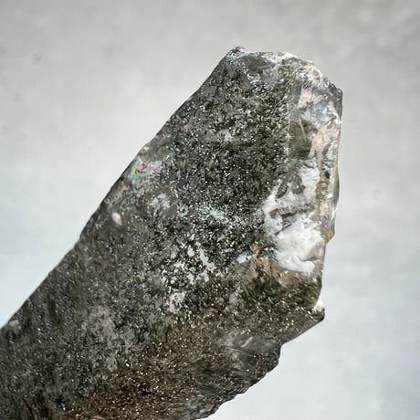 【ガネッシュヒマール産】クローライトイン天然ヒマラヤ水晶ポイント/Ganesh Himal Chlorite in Himalayan Quartz Point