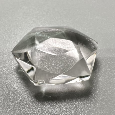 【ガネッシュヒマール産】天然ヒマラヤ水晶"ヘキサゴン六芒星"ルース/Ganesh Himal Himalayan Quartz Hexagon×Hexagram Loose