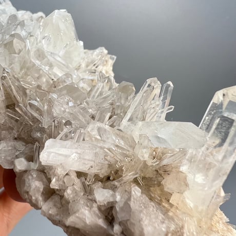 【マカルー産】天然ヒマラヤ水晶クラスター/Makalu  Himalayan Quartz Cluster