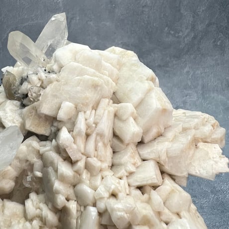 【大特価】ガネッシュヒマール産曹長石&クローライトイン天然ヒマラヤ水晶/Ganesh Himal Feldspar&Chlorite in Himalayan Quartz