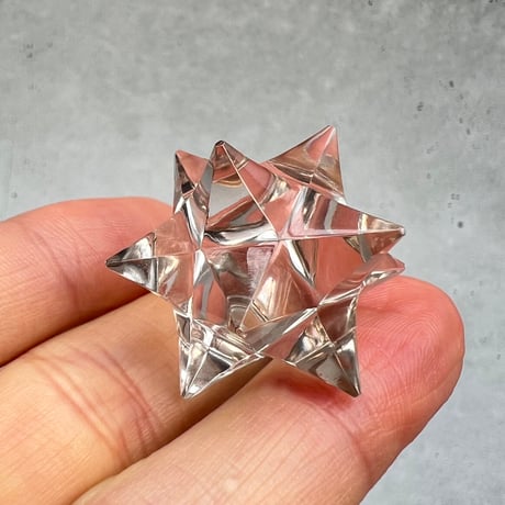 【ガウリシャンカール産】天然ヒマラヤスモーキークォーツ アステロイド⑦/Gaurishankar HimalayanSmoky Quartz "Asteroid"Super Markaba Star