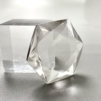 【ガネッシュヒマール産】天然ヒマラヤ水晶"ヘキサゴン六芒星"ルース⑭/Ganesh Himal Himalayan Quartz Hexagon×Hexagram Loose