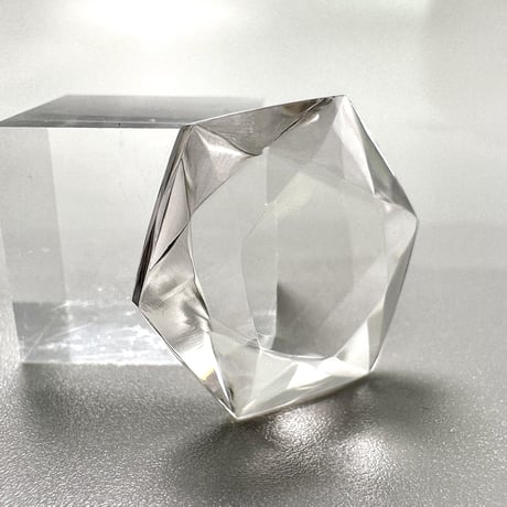 【ガネッシュヒマール産】天然ヒマラヤ水晶"ヘキサゴン六芒星"ルース⑭/Ganesh Himal Himalayan Quartz Hexagon×Hexagram Loose