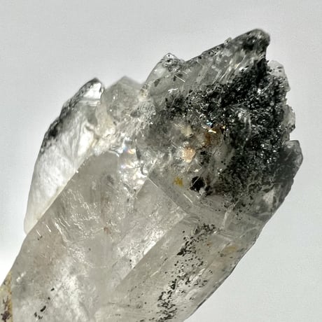 【マナスル産】クローライトイン天然ヒマラヤ水晶ポイント/Manaslu Chlorite in Himalayan Quartz Point