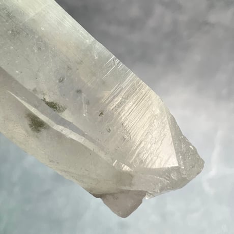 【マナスル産】クローライトイン天然ヒマラヤ水晶/Manaslu Chlorite in Himalayan Quartz