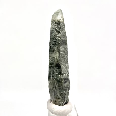 【ガネッシュヒマール産】クローライト&アクチノライトイン天然ヒマラヤ水晶ポイント④/Ganesh Himal Chlorite&Actinolite in  Himalayan Quartz