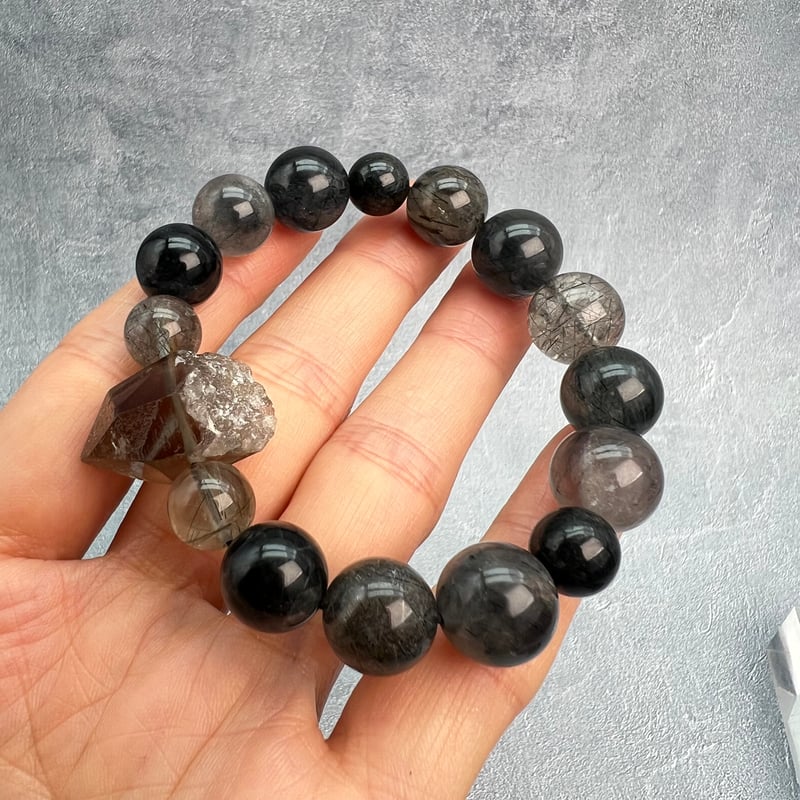 デザインブレスレット】ガネッシュヒマール産×ガウリシャンカール産