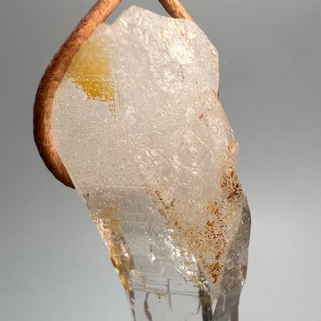 【ガネッシュヒマール産】天然ヒマラヤ水晶ペンダントトップ⑧/Ganesh Himal Natural Pendant Top