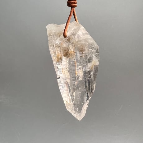 【ガネッシュヒマール産】天然ヒマラヤ水晶ペンダントトップ⑬/Ganesh Himal Natural Pendant Top