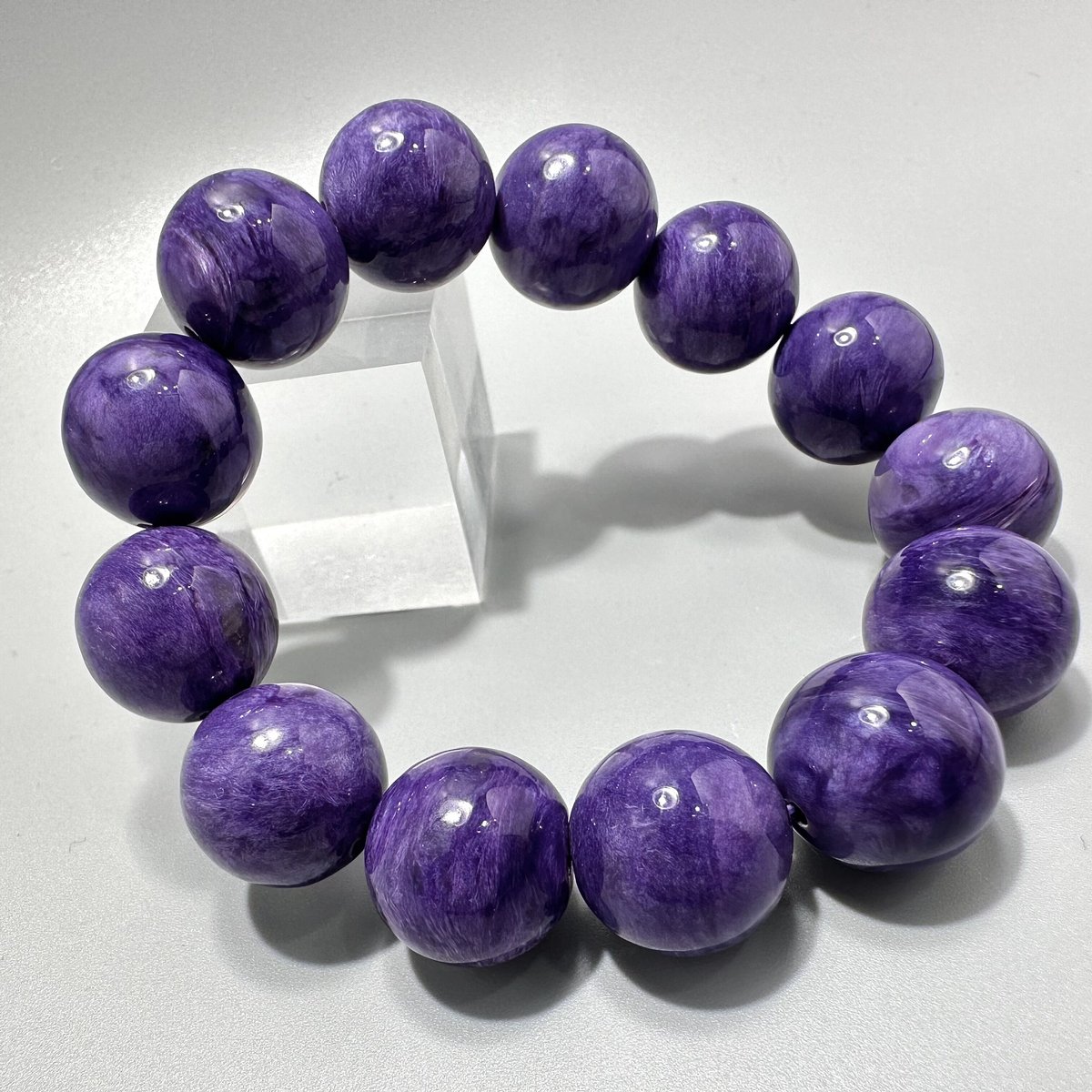 チャロアイトブレスレット(16mm)/Charoite Bracelet | RUNTA