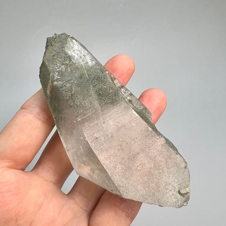 大特価【ガネッシュヒマール産】クローライトイン天然ヒマラヤ水晶❷/Ganesh Himal Chlorite in Himalayan Quartz