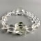 【カイラス産】\"手磨き\"天然ヒマラヤ水晶 デザインブレスレット/Kailash Himalayan Quartz Design Bracelet