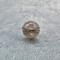 【ガネッシュヒマール産】アクチノライトイン天然ヒマラヤ水晶ビーズ⑪/Ganesh Himal Actinolite in Himalayan Quartz beads