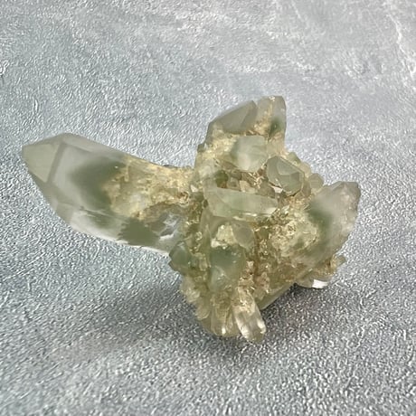 【マナスル産】クローライトイン天然ヒマラヤ水晶①/Manaslu Chlorite in Himalayan Quartz