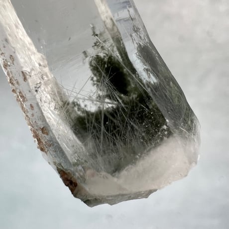 【ガネッシュヒマール産】クローライト&アクチノライトイン天然ヒマラヤ水晶/Ganesh Himal Chlorite&Actinorie in Himalayan Quartz