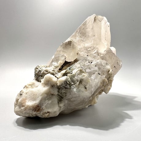 ネパール産アクアマリンイン天然ヒマラヤ水晶/Nepal Aquamarine in Himalayan Quartz Cluster
