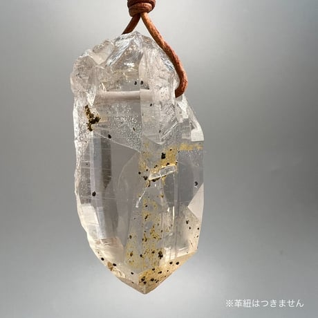 【ガネッシュヒマール産】天然ヒマラヤ水晶ペンダントトップ/Ganesh Himal Natural Pendant Top