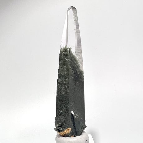【ガネッシュヒマール産】クローライトイン天然ヒマラヤ水晶ナチュラルポイント⑦ Ganesh Himal Chlorite in Himalayan Quartz Natural Point