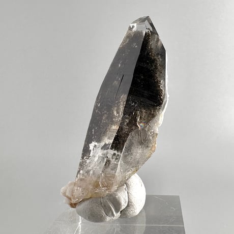 【ガネッシュヒマール産】クローライトイン天然ヒマラヤ水晶ミニポイント"YY"/Ganesh Himal Chlorite in Himalayan Quartz mini Point