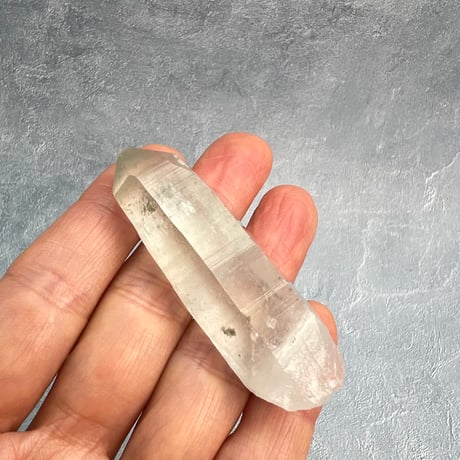 【マナスル産】クローライトイン天然ヒマラヤ水晶/Manaslu Chlorite in Himalayan Quartz