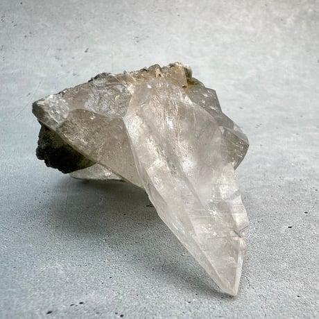 【ガネッシュヒマール産】クローライトイン天然ヒマラヤ水晶クラスター/Ganesh Himal Chlorite in Himalayan Quartz Cluster