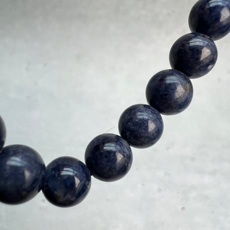 【天然サファイア】ブレスレット(7mm/内径15cm)①/Sapphire Bracelet