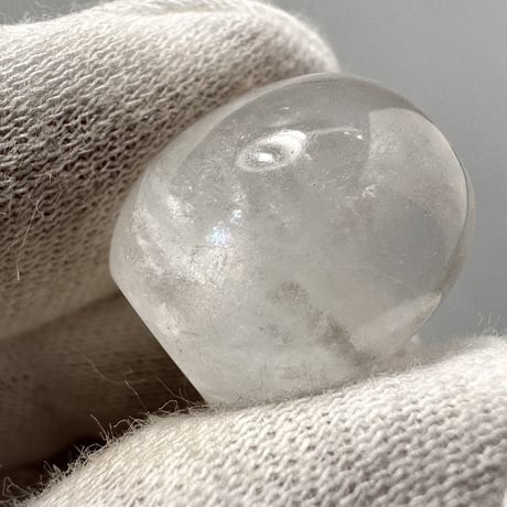 カイラス産"手磨き"天然ヒマラヤ水晶 バレルビーズ⑥ Kailash Himalayan Quartz Barrel beads