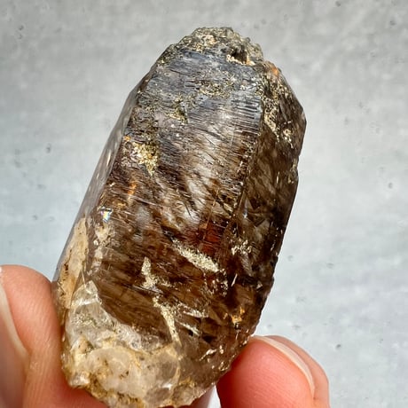 【ガネッシュヒマール産】バイオタイトイン天然ヒマラヤ水晶/Ganesh Himal Biotite in Himalayan Quartz