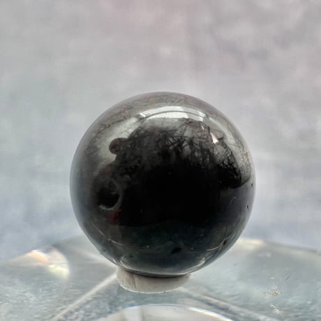 【ガネッシュヒマール産】アクチノライトイン天然ヒマラヤ水晶ビーズ⑩/Ganesh Himal Actinolite in Himalayan Quartz beads