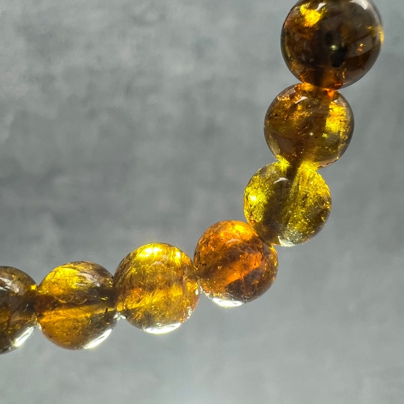 ネパール産🇳🇵ヒマラヤドラバイトトルマリン ブレスレット6mm内径14