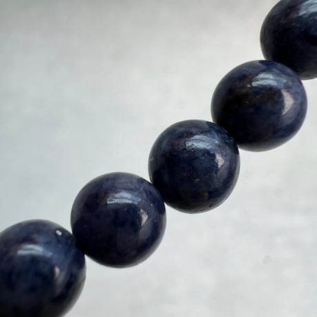 【天然サファイア】ブレスレット(6.8mm/内径17cm)/Sapphire Bracelet