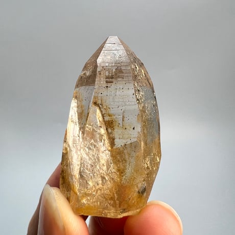 【ガネッシュヒマール産】リモナイトイン天然ヒマラヤ水晶/Ganesh Himal Limonite in Himalayan Quartz