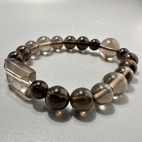 ガウリシャンカール産スモーキークォーツデザインブレスレット2️⃣ Gaurishankar Design Bracelet