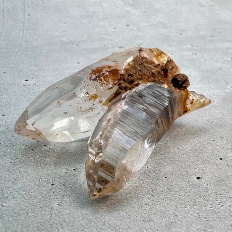 【ガネッシュヒマール産】リモナイトイン天然ヒマラヤ水晶/Ganesh Himal Limonite Himalayan Quartz