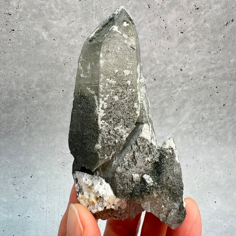 【ガネッシュヒマール産】クローライトイン天然ヒマラヤ水晶/Ganesh Himal Chlorite in Himalayan Quartz