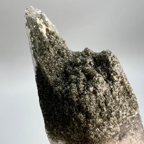大特価【ガネッシュヒマール産】クローライトイン天然ヒマラヤ水晶⑫/Ganesh Himal Chlorite in Himalayan Quartz