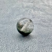 【ガネッシュヒマール産】アクチノライトイン天然ヒマラヤ水晶ビーズ⑨/Ganesh Himal Actinolite in Himalayan Quartz beads