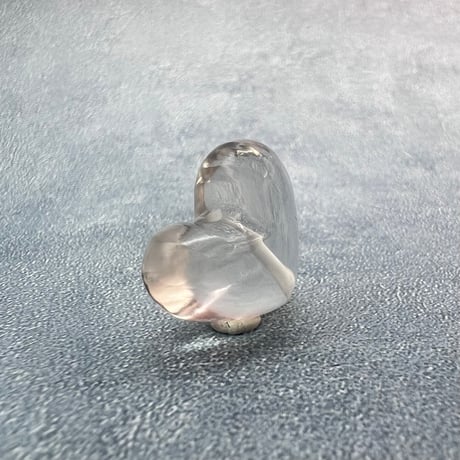 【ガウリシャンカール産】天然ヒマラヤスモーキークォーツ"手磨き加工"ハート型ビーズ②/Gaurishankar Himalayan Smoky Quartz Heart Beads