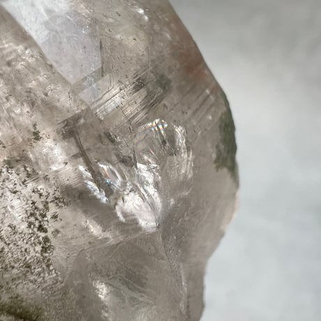 【ガネッシュヒマール産】クローライトイン天然ヒマラヤ水晶クラスター/Ganesh Himal Chlorite in Himalayan Quartz Cluster