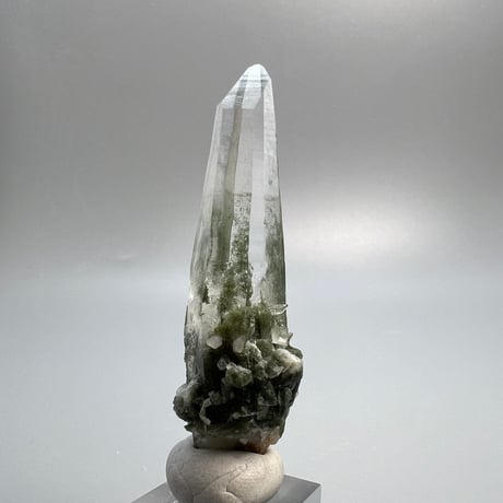 【ガネッシュヒマール産】クローライトイン天然ヒマラヤ水晶/Ganesh Himal Chlorite in Himalayan Quartz