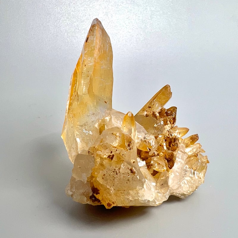 ガネーシュヒマール ヒンドゥン産 リモナイトインクォーツ ガネッシュヒマール産リモナイトインヒマラヤ水晶/Ganesh Himal