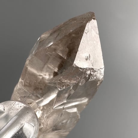 ガウリシャンカール産スモーキークォーツ&カイラスクォーツデザインブレスレット/Gaurishankar & Kailash Quartz Design Bracelet