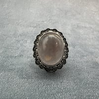 【ガウリシャンカール産】天然ヒマラヤスモーキークォーツ シルバー925デザインリング/GauriShankar Smoky Quartz Silver925 Design Ring